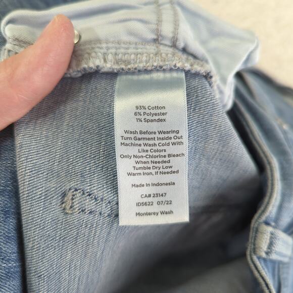 Talbots Slim Ankle Jeans Monterey Wash Stretch Women's Size 12 Petite Denim - Picture 8 of 8